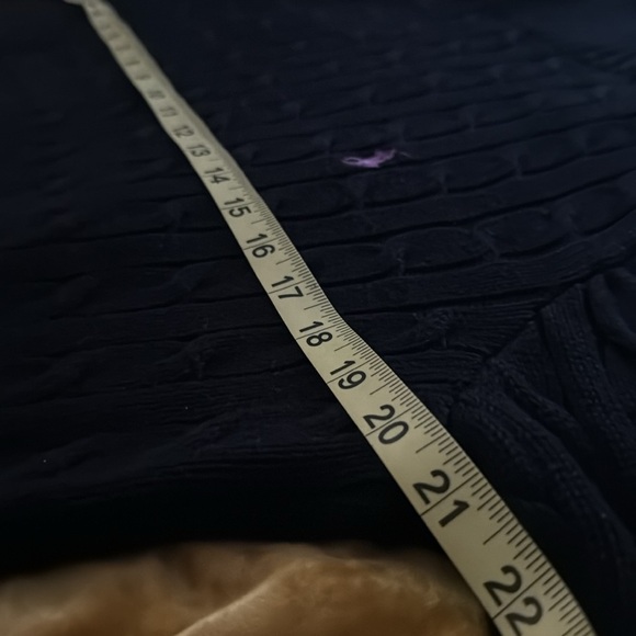 Black Cable Knit Turtleneck Sweater - Picture 11 of 15